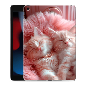 Силиконовый чехол на Ipad 10.2 (2021) с принтом котята котики