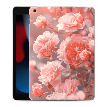Силиконовый чехол на Ipad 10.2 (2021) с принтом Розы цветы Силиконовый чехол на Ipad 10.2 (2021) с принтом Розы цветы