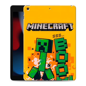 Силиконовый чехол на Ipad 10.2 (2021) с принтом Майнкрафт Minecraft Силиконовый чехол на Ipad 10.2 (2021) с принтом Майнкрафт Minecraft
