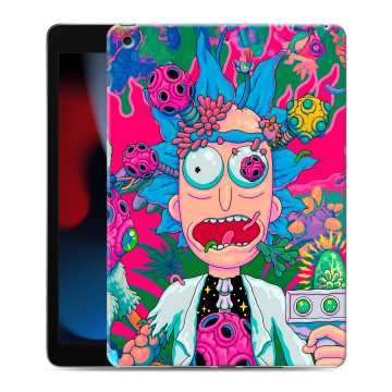 Силиконовый чехол на Ipad 10.2 (2021) с принтом Рик и Морти Rick Morty Силиконовый чехол на Ipad 10.2 (2021) с принтом Рик и Морти Rick Morty
