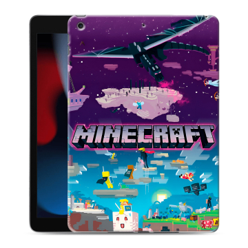 Силиконовый чехол на Ipad 10.2 (2021) с принтом Майнкрафт Minecraft Силиконовый чехол на Ipad 10.2 (2021) с принтом Майнкрафт Minecraft