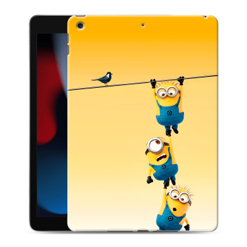 Силиконовый чехол на Ipad 10.2 (2021) с принтом Миньоны Силиконовый чехол на Ipad 10.2 (2021) с принтом Миньоны