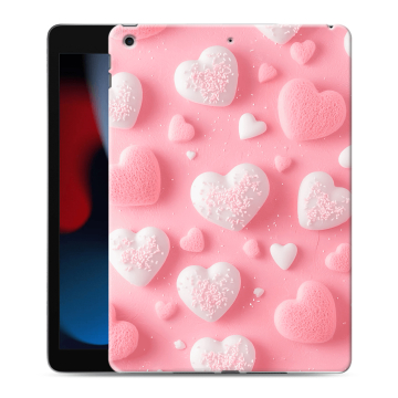 Силиконовый чехол на Ipad 10.2 (2021) с принтом Сердечки Силиконовый чехол на Ipad 10.2 (2021) с принтом Сердечки
