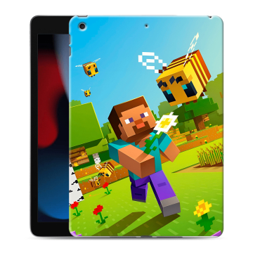 Силиконовый чехол на Ipad 10.2 (2021) с принтом Майнкрафт Minecraft