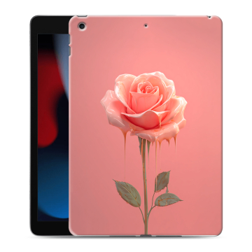Силиконовый чехол на Ipad 10.2 (2021) с принтом Розовая роза Силиконовый чехол на Ipad 10.2 (2021) с принтом Розовая роза