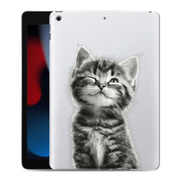 Силиконовый чехол на Ipad 10.2 (2021) с принтом Котенок Силиконовый чехол на Ipad 10.2 (2021) с принтом Котенок