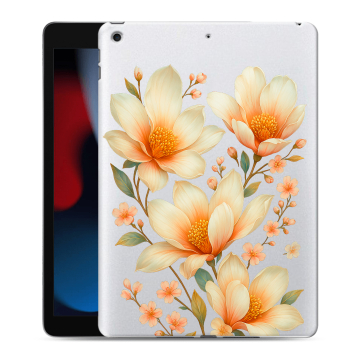 Силиконовый чехол на Ipad 10.2 (2021) с принтом Цветы Силиконовый чехол на Ipad 10.2 (2021) с принтом Цветы