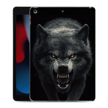 Силиконовый чехол на Ipad 10.2 (2021) с принтом Волк Силиконовый чехол на Ipad 10.2 (2021) с принтом Волк