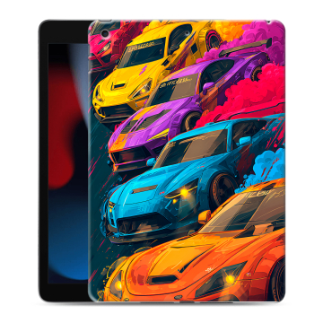 Силиконовый чехол на Ipad 10.2 (2021) с принтом Тачки Силиконовый чехол на Ipad 10.2 (2021) с принтом Тачки