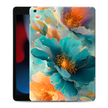 Силиконовый чехол на Ipad 10.2 (2021) с принтом Цветы Силиконовый чехол на Ipad 10.2 (2021) с принтом Цветы