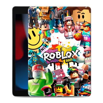 Силиконовый чехол на Ipad 10.2 (2021) с принтом Roblox Роблокс