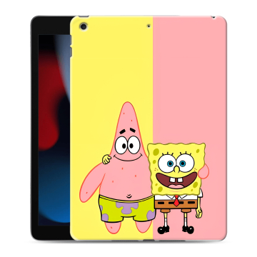 Силиконовый чехол на Ipad 10.2 (2021) с принтом Спанч боб Спанчбоб Силиконовый чехол на Ipad 10.2 (2021) с принтом Спанч боб Спанчбоб
