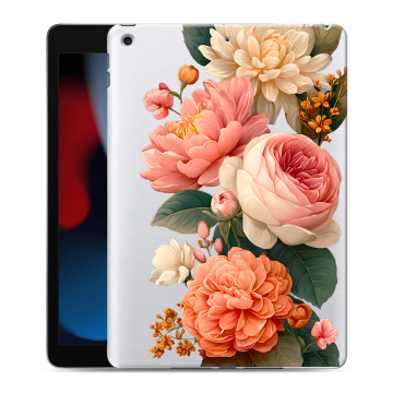 Силиконовый чехол на Ipad 10.2 (2021) с принтом цветы Силиконовый чехол на Ipad 10.2 (2021) с принтом цветы
