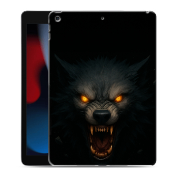 Силиконовый чехол на Ipad 10.2 (2021) с принтом Волк Силиконовый чехол на Ipad 10.2 (2021) с принтом Волк