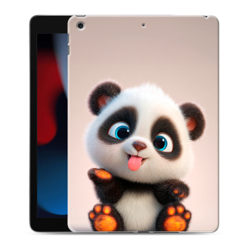 Силиконовый чехол на Ipad 10.2 (2021) с принтом милая панда Силиконовый чехол на Ipad 10.2 (2021) с принтом милая панда