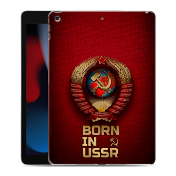 Силиконовый чехол на Ipad 10.2 (2021) с принтом Флаг Герб СССР Силиконовый чехол на Ipad 10.2 (2021) с принтом Флаг Герб СССР