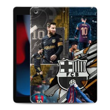 Силиконовый чехол на Ipad 10.2 (2021) с принтом Messi Barcelona Силиконовый чехол на Ipad 10.2 (2021) с принтом Messi Barcelona