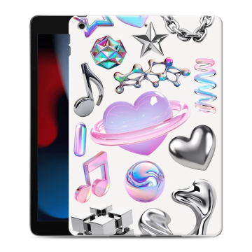 Силиконовый чехол на Ipad 10.2 (2021) с принтом Y2K Силиконовый чехол на Ipad 10.2 (2021) с принтом Y2K