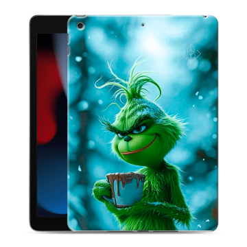Силиконовый чехол на Ipad 10.2 (2021) с принтом Новый год гринч Силиконовый чехол на Ipad 10.2 (2021) с принтом Новый год гринч
