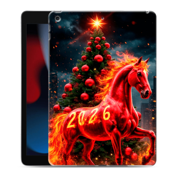 Силиконовый чехол на Ipad 10.2 (2021) с принтом Новый год Силиконовый чехол на Ipad 10.2 (2021) с принтом Новый год