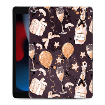 Силиконовый чехол на Ipad 10.2 (2021) с принтом Новый год Силиконовый чехол на Ipad 10.2 (2021) с принтом Новый год