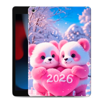 Силиконовый чехол на Ipad 10.2 (2021) с принтом Новый год Силиконовый чехол на Ipad 10.2 (2021) с принтом Новый год