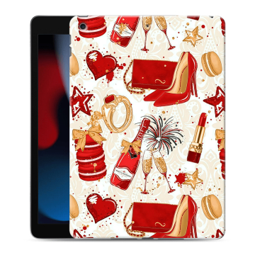 Силиконовый чехол на Ipad 10.2 (2021) с принтом Новый год Силиконовый чехол на Ipad 10.2 (2021) с принтом Новый год
