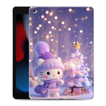 Силиконовый чехол на Ipad 10.2 (2021) с принтом Новый год Силиконовый чехол на Ipad 10.2 (2021) с принтом Новый год
