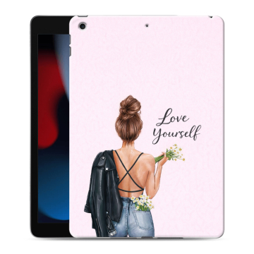 Силиконовый чехол на Ipad 10.2 (2021) с принтом женский Силиконовый чехол на Ipad 10.2 (2021) с принтом женский