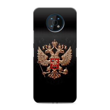 Силиконовый чехол на Nokia G50 с принтом Герб России