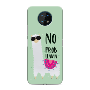 Силиконовый чехол на Nokia G50 с принтом Лама