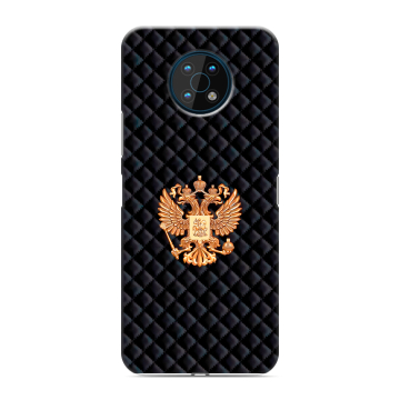 Силиконовый чехол на Nokia G50 с принтом Герб России принт Силиконовый чехол на Nokia G50 с принтом Герб России принт