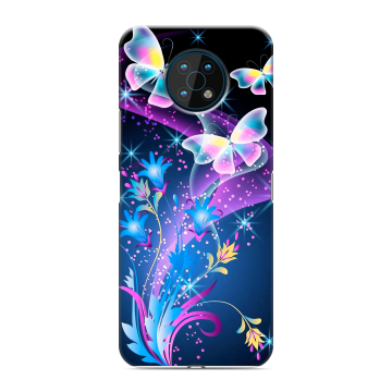 Силиконовый чехол на Nokia G50 с принтом Бабочки