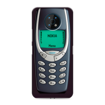 Силиконовый чехол на Nokia G50 с принтом Старый телефон