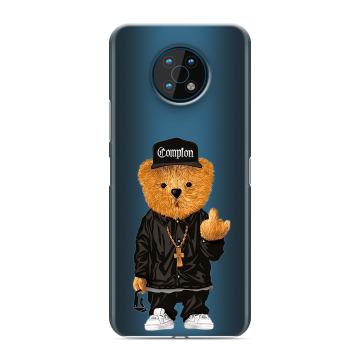 Силиконовый чехол на Nokia G50 с принтом Плюшевый медведь