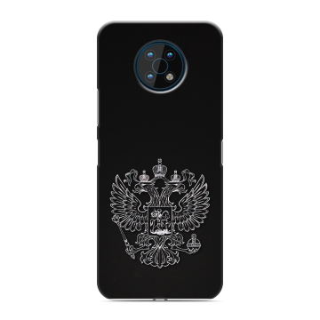 Силиконовый чехол на Nokia G50 с принтом Герб России