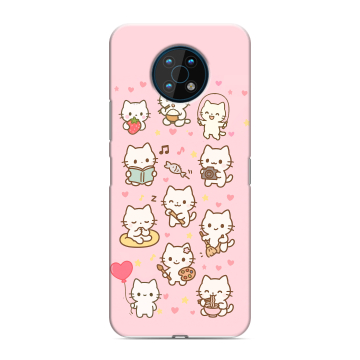 Силиконовый чехол на Nokia G50 с принтом Hello Kitty Хелоу Кити Силиконовый чехол на Nokia G50 с принтом Hello Kitty Хелоу Кити