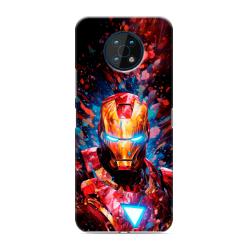 Силиконовый чехол на Nokia G50 с принтом Железный человек Ironman