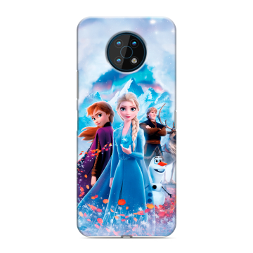 Силиконовый чехол на Nokia G50 с принтом Холодное сердце Frozen