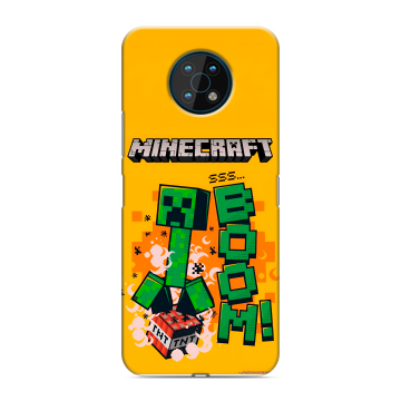 Силиконовый чехол на Nokia G50 с принтом Майнкрафт Minecraft