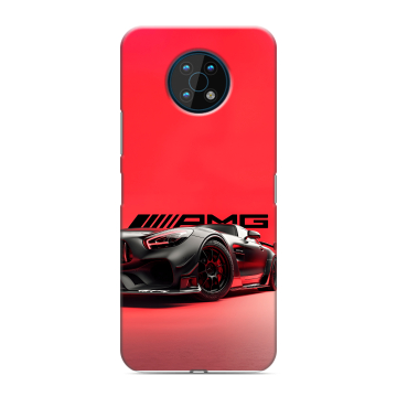 Силиконовый чехол на Nokia G50 с принтом Мерседес Mercedes AMG