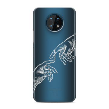 Силиконовый чехол на Nokia G50 с принтом Сотворение мира