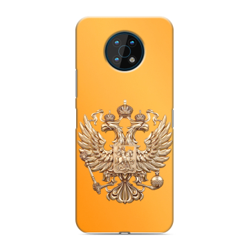 Силиконовый чехол на Nokia G50 с принтом Герб Флаг России