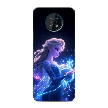 Силиконовый чехол на Nokia G50 с принтом Холодное сердце Frozen Силиконовый чехол на Nokia G50 с принтом Холодное сердце Frozen