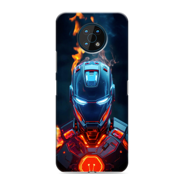 Силиконовый чехол на Nokia G50 с принтом IronMan Железный человек