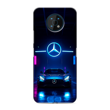 Силиконовый чехол на Nokia G50 с принтом Mercedes Мерседес