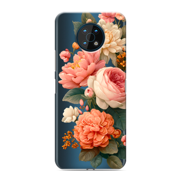Силиконовый чехол на Nokia G50 с принтом цветы