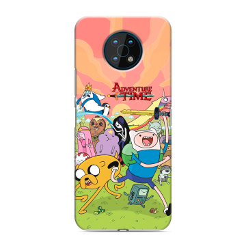 Силиконовый чехол на Nokia G50 с принтом Adventure time Время приключений