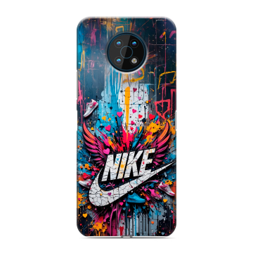 Силиконовый чехол на Nokia G50 с принтом Nike Найк