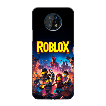 Силиконовый чехол на Nokia G50 с принтом Roblox Роблокс